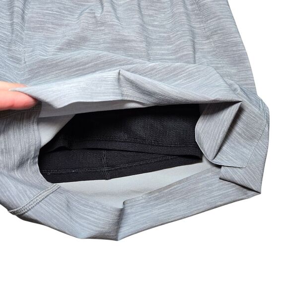 Men's Lululemon Surge Short 6" - Heather Allover Sea Salt Light Cast - Picture 4 of 10